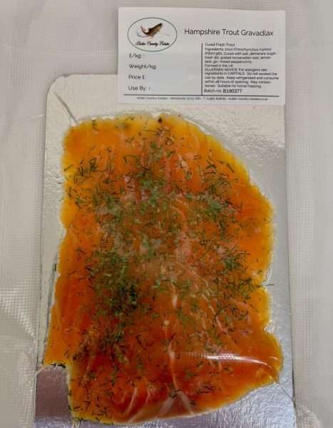 hampshire trout gravadlax