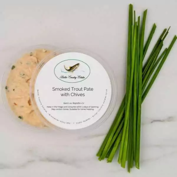 dairy free smoked trout pate with watercress