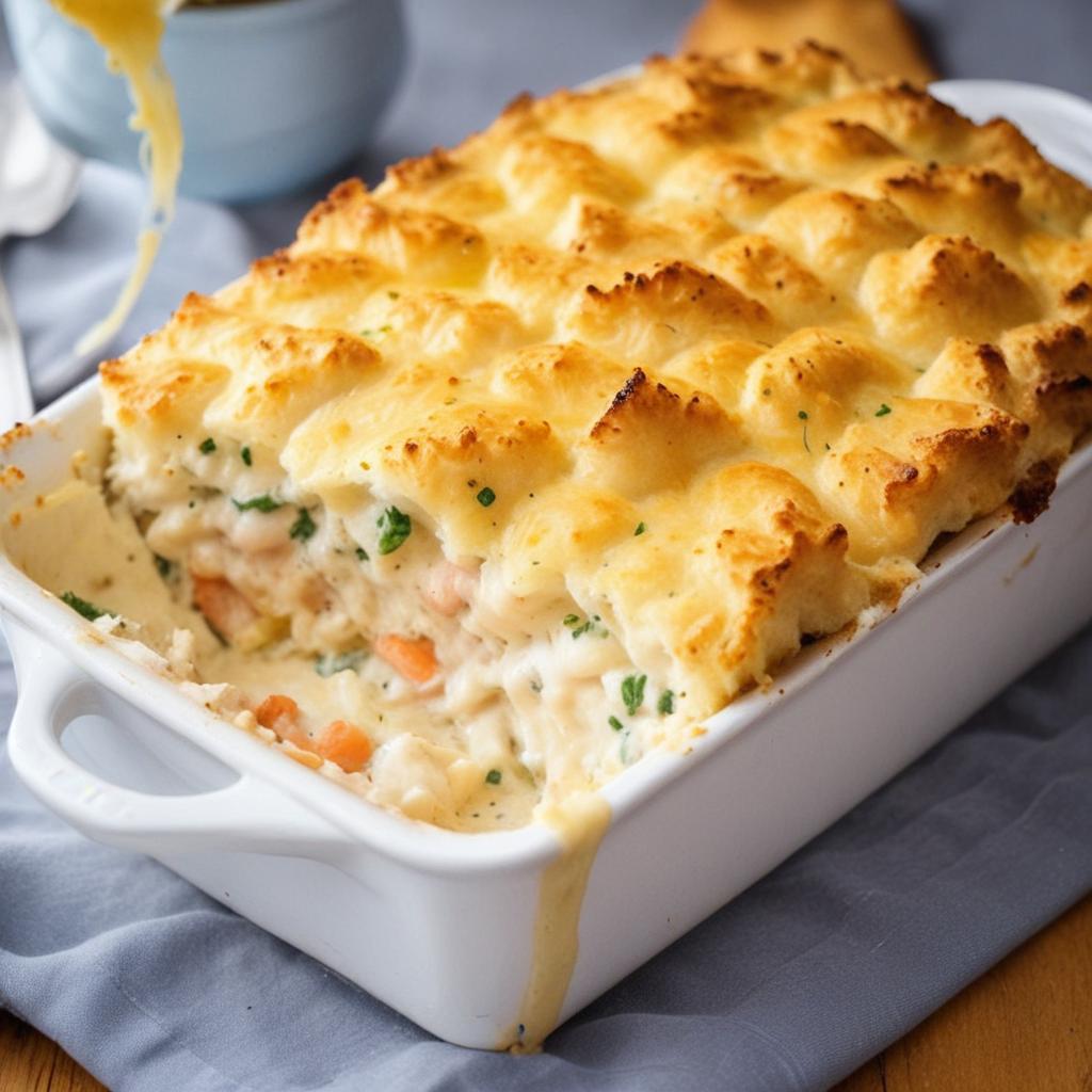 a baked casserole dish filled with a trout and smok (1)