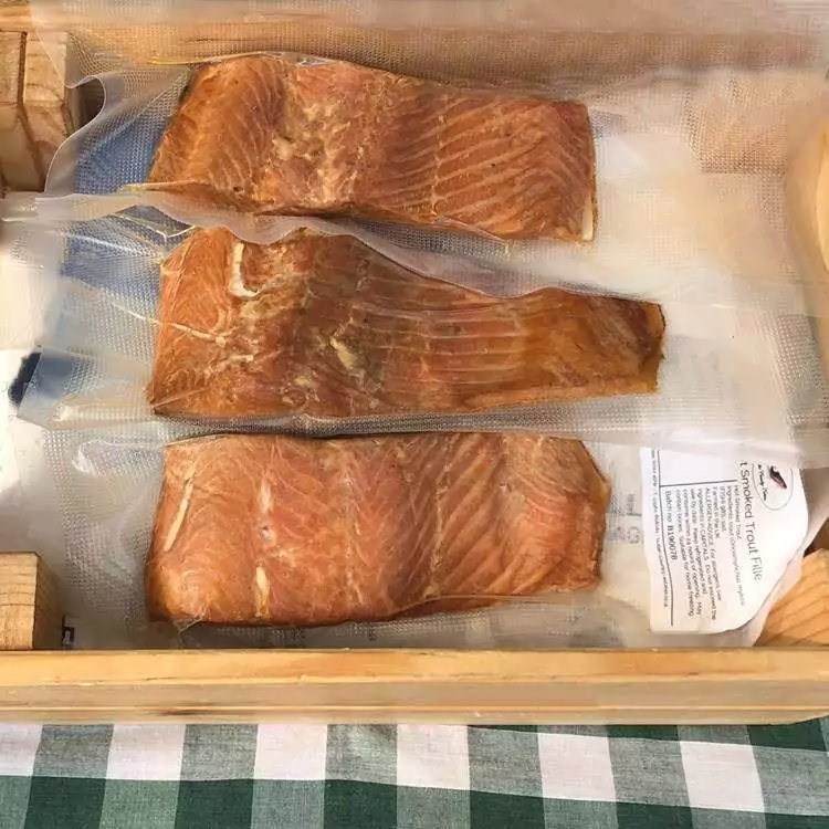 smoked trout fillets sm