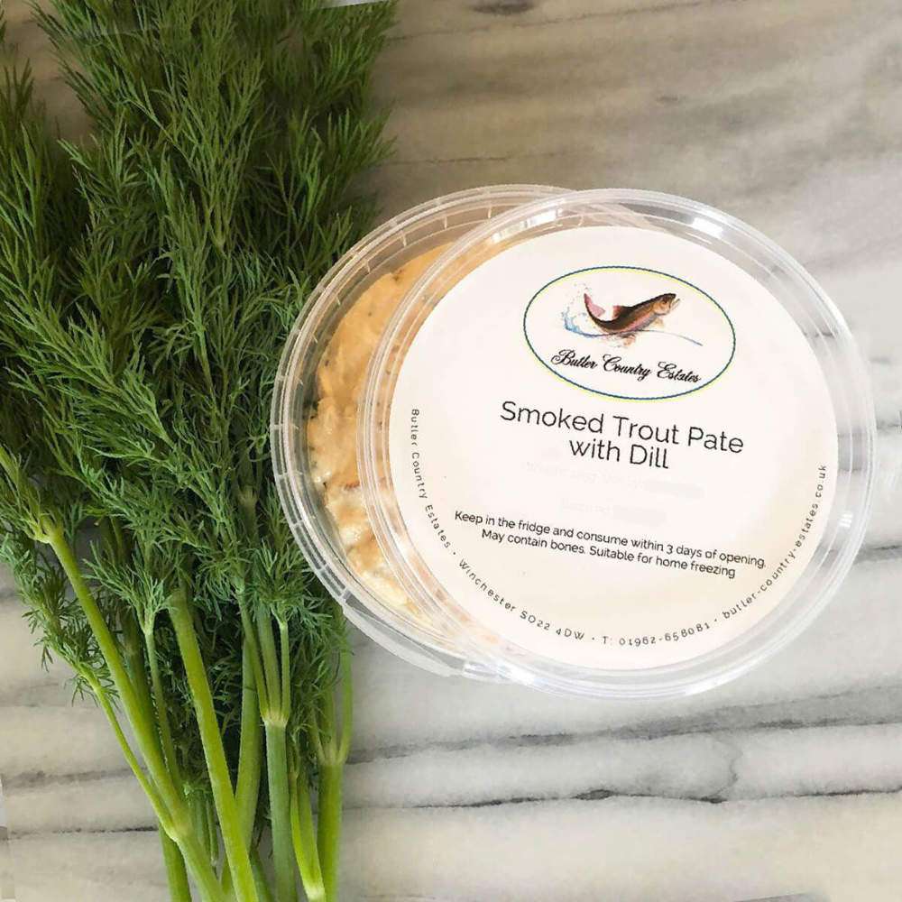 award winning smoked trout pate with dill