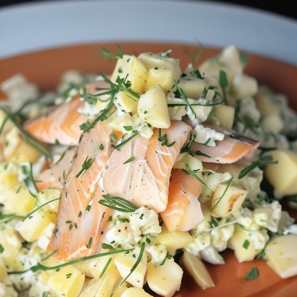 Smoked Trout, Horseradish and New Potato Salad