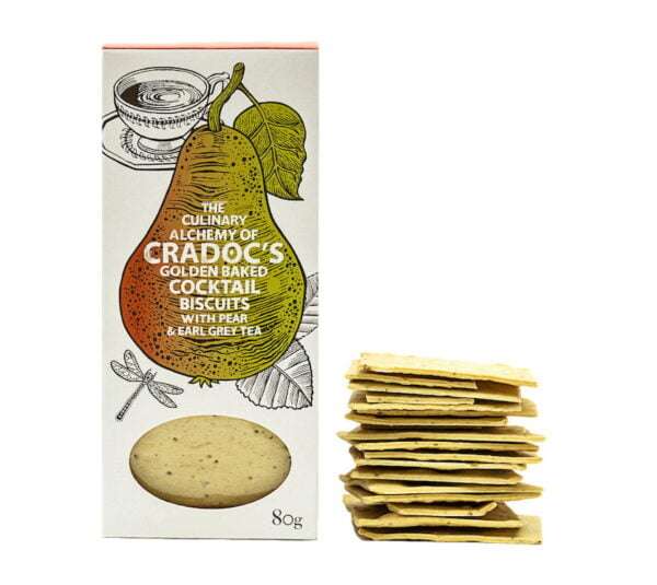 cradoc's pear & earl grey tea crackers