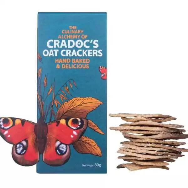 cradoc's pear & earl grey tea crackers