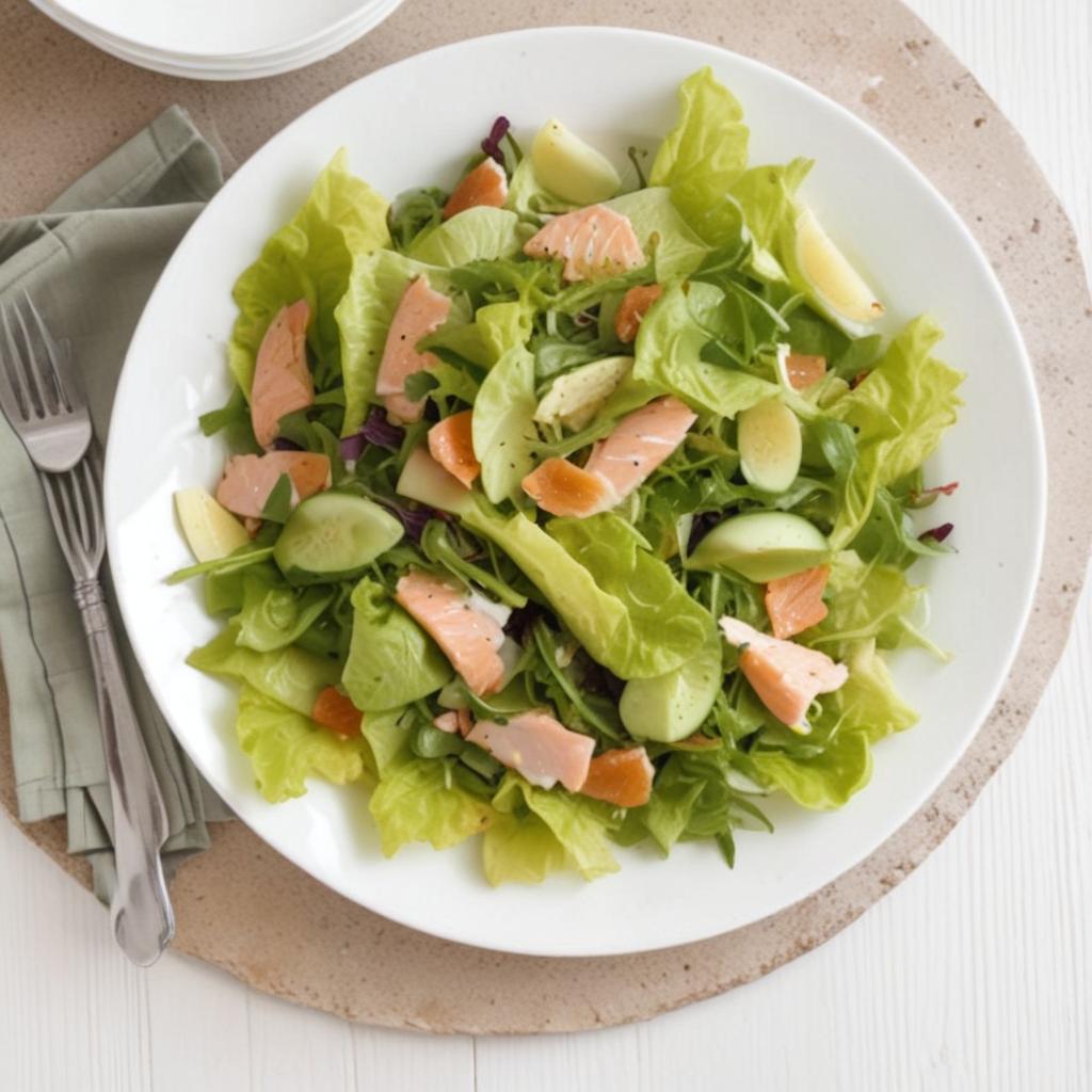 Hot-Smoked Trout & Mustard Salad