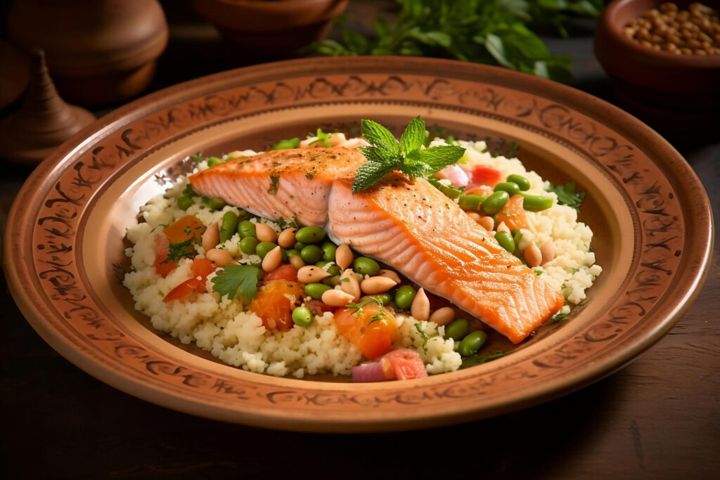 smoked trout couscous