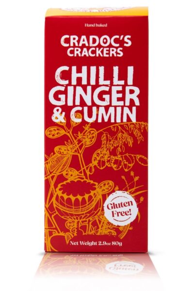 cradoc's chilli ginger & cumin crackers