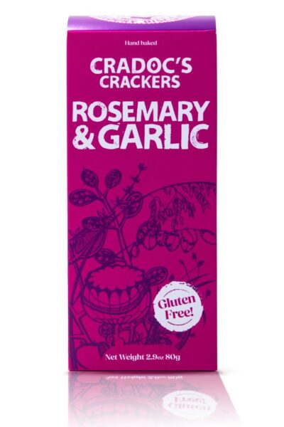 cradoc's rosemary & garlic crackers