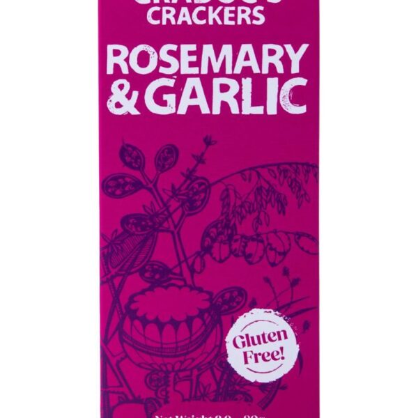 cradoc's rosemary & garlic crackers