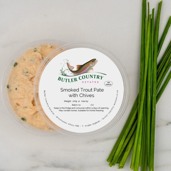 butler country estates smoked trout pate with chives