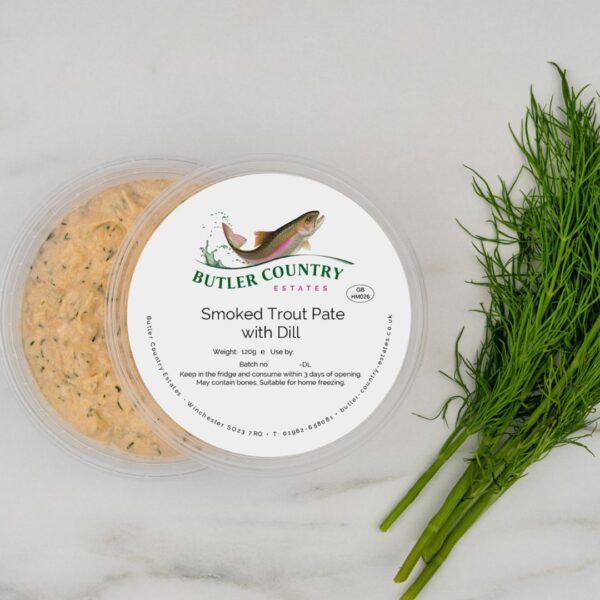smoked trout pate with dill