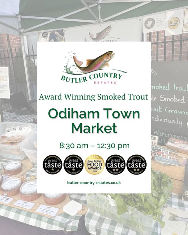 Good morning Odiham! We are fully stocked with our delicious trout this morning! Treat yourself for this upcoming weekend, we have lots of recipes on our website! You can also buy our products online and at the Troutlet! 📆 Now open Monday to Friday ⏰ 10 AM – 4 PM 🎣💚⭐️🐟 #hampshiretrout #freshtrout #smokedtroutpate #freshsmokedtroutpate #smokedfish #smallbusiness #supportlocal #buylocal #localproduce #foodproducers #farmersmarket #greattaste #hampshire #hampshirefarmers #hampshirefarmersmarket #odiham #odihampeople #odihamvillage #odihamhighstreet #producer #producerlife