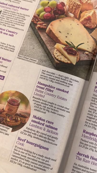 What a wonderful surprise to see we have been mentioned in the The Times and The Sunday Times over the weekend along side many amazing producers! We are so proud to be recognised for our hard work and the love we pour into each and every product that we produce. Once again thank you to everyone who has supported us along our journey! 💚 You can also buy our products online and at the Troutlet! 📆 Now open Monday to Friday ⏰ 10 AM – 4 PM 🎣💚⭐️🐟 #hampshiretrout #freshtrout #smokedtroutpate #freshsmokedtroutpate #smokedfish #smallbusiness #supportlocal #buylocal #localproduce #foodproducers #farmersmarket #greattaste #hampshire #hampshirefarmers